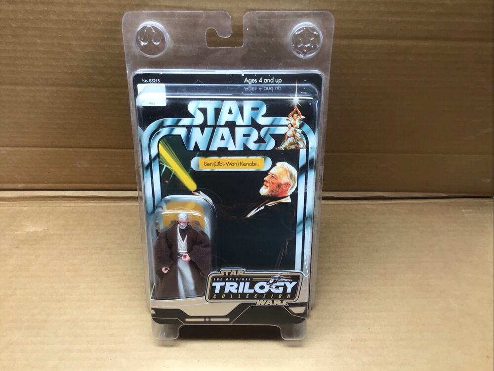 Star Wars Ben Obi-Wan Kenobi Jedi Action Figure Retro Card ANH Hasbro 2004 OTC